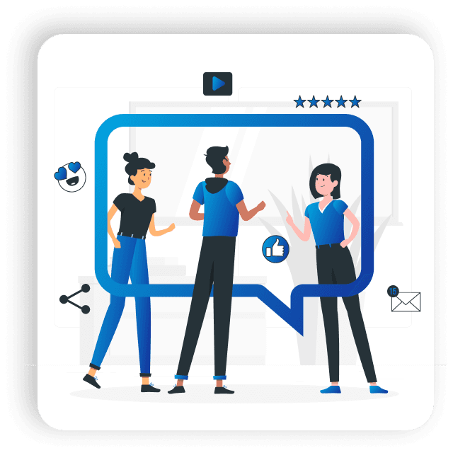 People connecting through the Nuvogram app